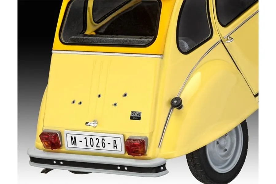 Revell 1/24 Citroen 2 CV &amp;quot;For Your Eyes Only&amp;quot; James Bond 007 Gift Set Scaled Plastic Model Kit image 80862