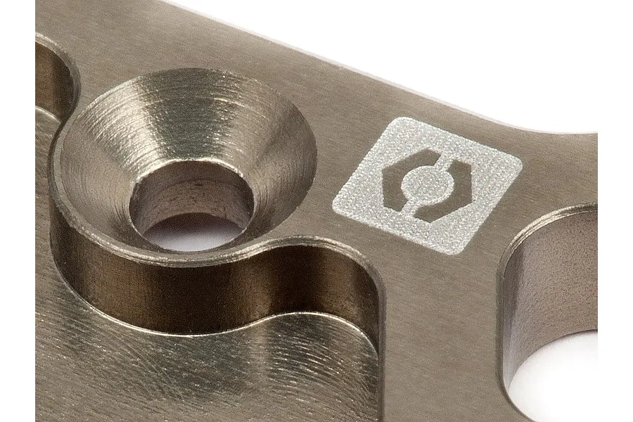 HPI Gunmetal Aluminium Front Upper Brace w/Hardware image 3