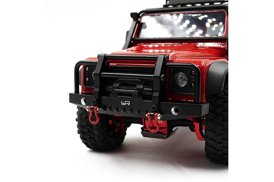 Yeah Racing Black Aluminium Front &amp;amp; Rear Bumper image 81012