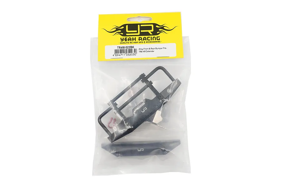 Yeah Racing Black Aluminium Front &amp;amp; Rear Bumper image 81014