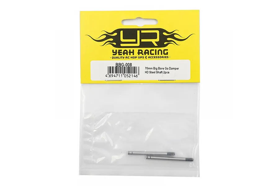 Yeah Racing 70mm Steel Shock Shaft 2Pcs image 81077