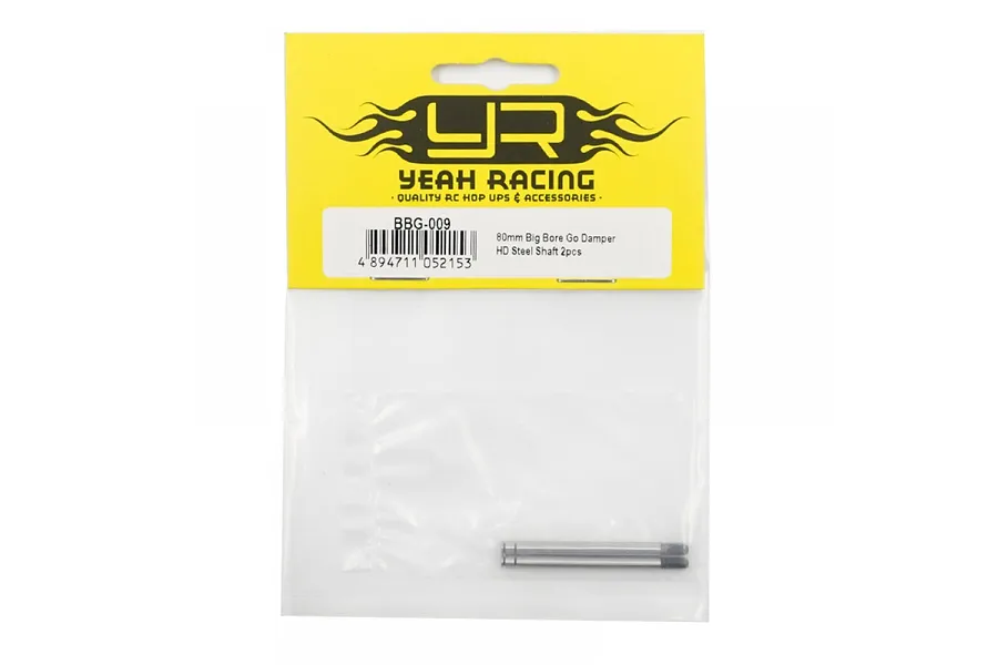 Yeah Racing 80mm Steel Shock Shaft 2Pcs image 81079