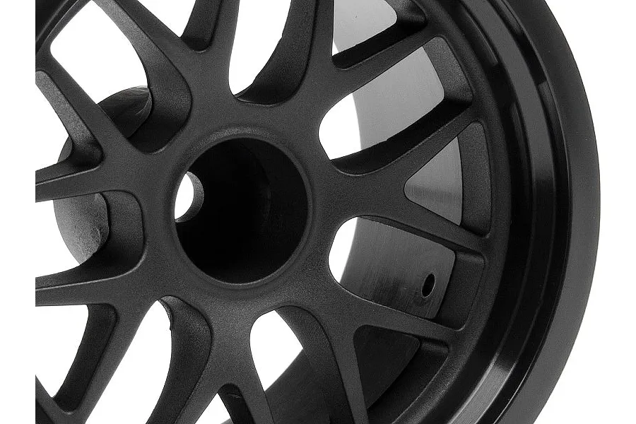 HPI 1.9&amp;quot; (14mm Off-Set) BBS Black Rims 2Pcs image 8114