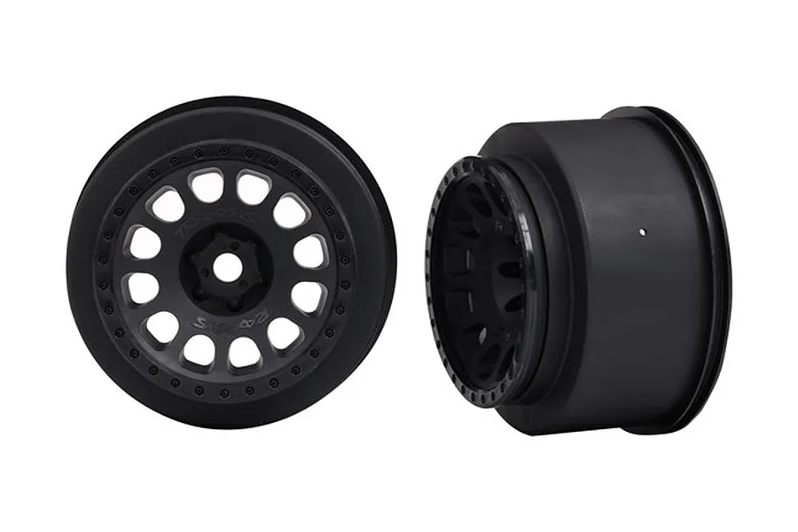 Traxxas 4/5.5&amp;quot; Matte Black XRT Race Rims 2Pcs image 81155