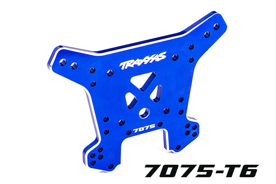 Traxxas Blue Aluminium Rear Shock Tower image 81177