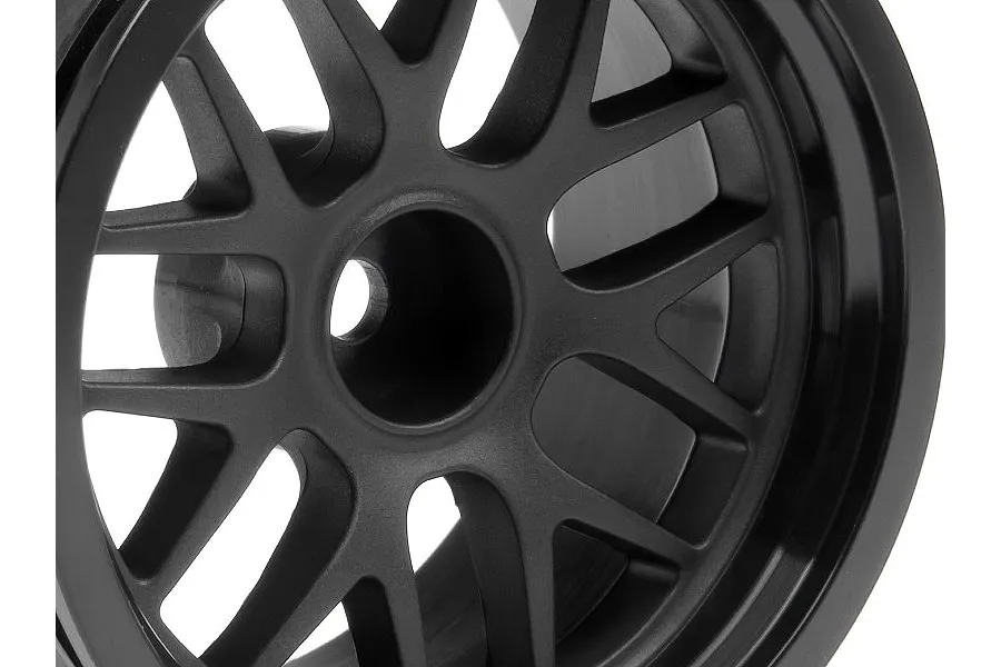 HPI 1.9&amp;quot; (9mm Off-Set) BBS Black Rims 2Pcs image 8119