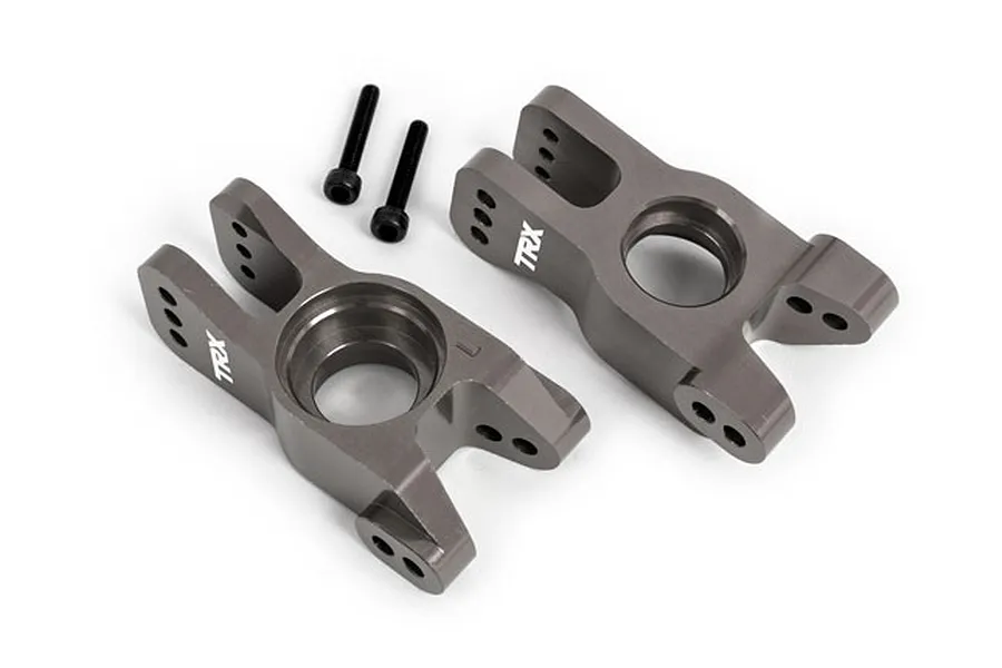 Traxxas Dark Titanium Aluminium Rear Hubs 2Pcs image 81184