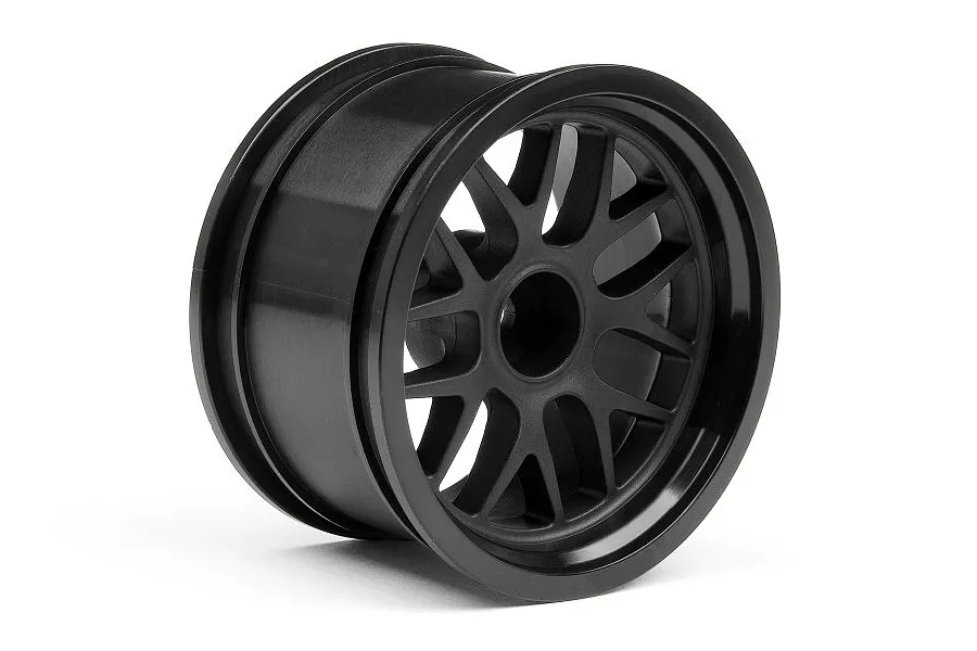 HPI 1.9&amp;quot; (9mm Off-Set) BBS Black Rims 2Pcs image 8120