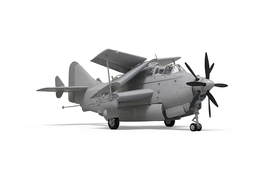 Airfix 1/48 Fairey Gannet AS.1/AS.4 Anti-Submarine Aircraft Scaled Plastic Model Kit image 81204