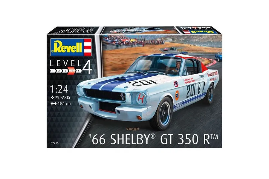 Revell 1/24 Shelby GT 350 R Scaled Plastic Model Kit image 81235