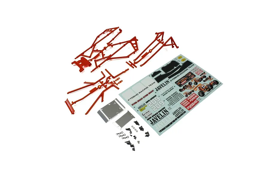 Kyosho Red Body Frame Set image 81252