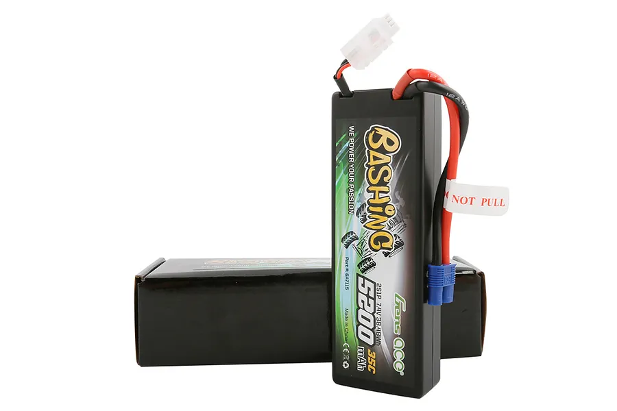 Gens Ace Bashing 7.4V 5200mAh 35C Hard Case LiPo Battery image 3