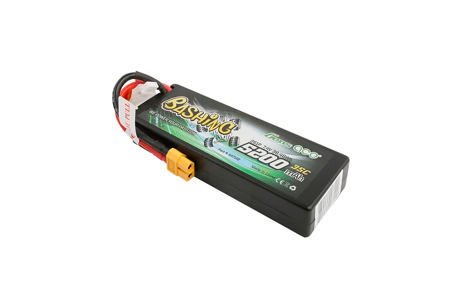Gens Ace Bashing 7.4V 5200mAh 35C Hard Case LiPo Battery image 2