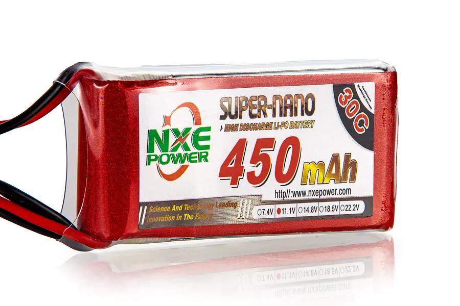 NXE 11.1V 450mAh 30C Soft Case LiPo Battery image 81304
