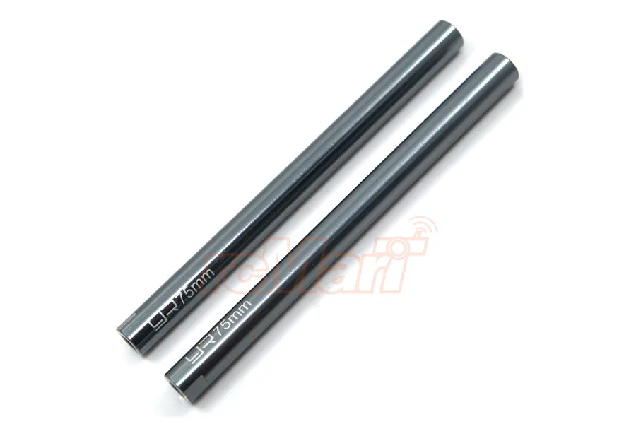 Yeah Racing Gunmetal Aluminium 6x75mm Threaded Link Pipe 2Pcs image 1