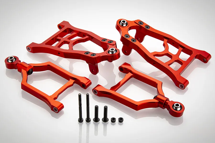 Rovan Red Aluminium Front Suspension Arms 2Pcs image 81488