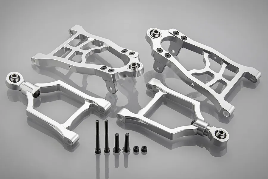 Rovan Silver Aluminium Front Suspension Arms 2Pcs image 81489