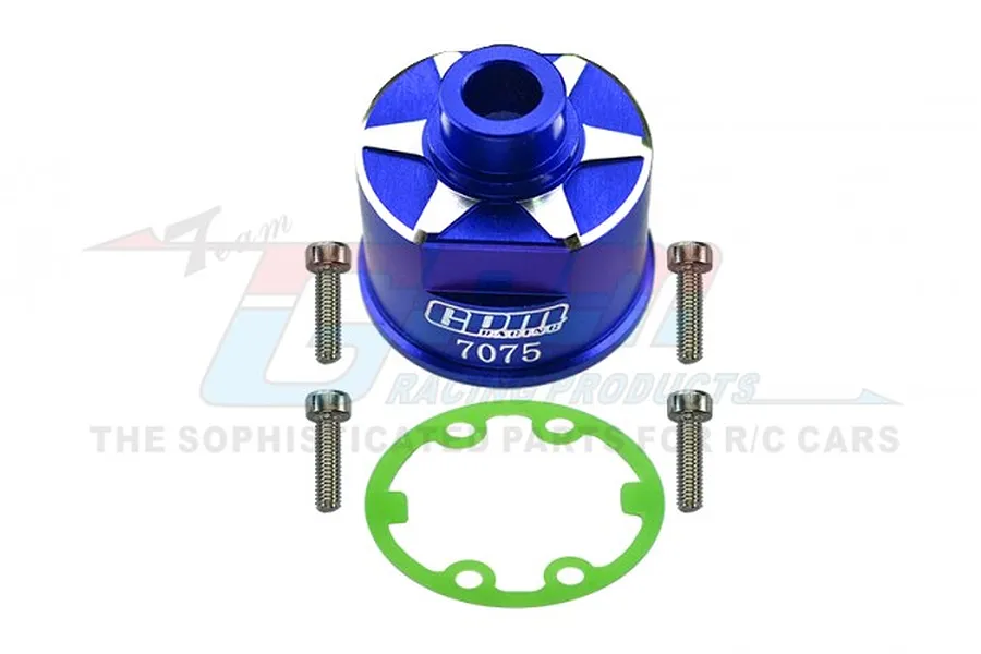 GPM Blue Aluminium Front/Rear Diff Case image 1