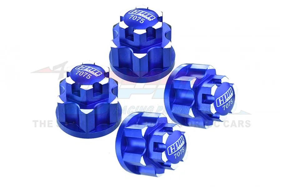 GPM Blue Aluminium Wheel Locks 4Pcs image 81532