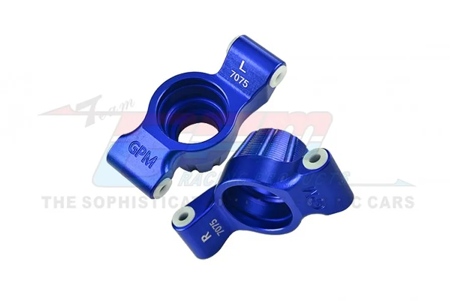 GPM Blue Aluminium Rear Hubs 2Pcs image 81554