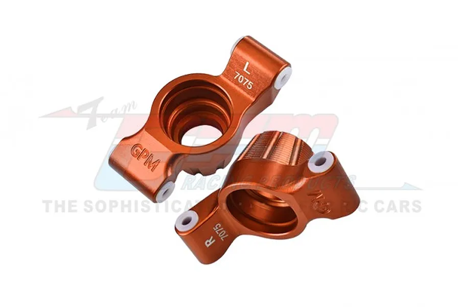 GPM Orange Aluminium Rear Hubs 2Pcs image 81573