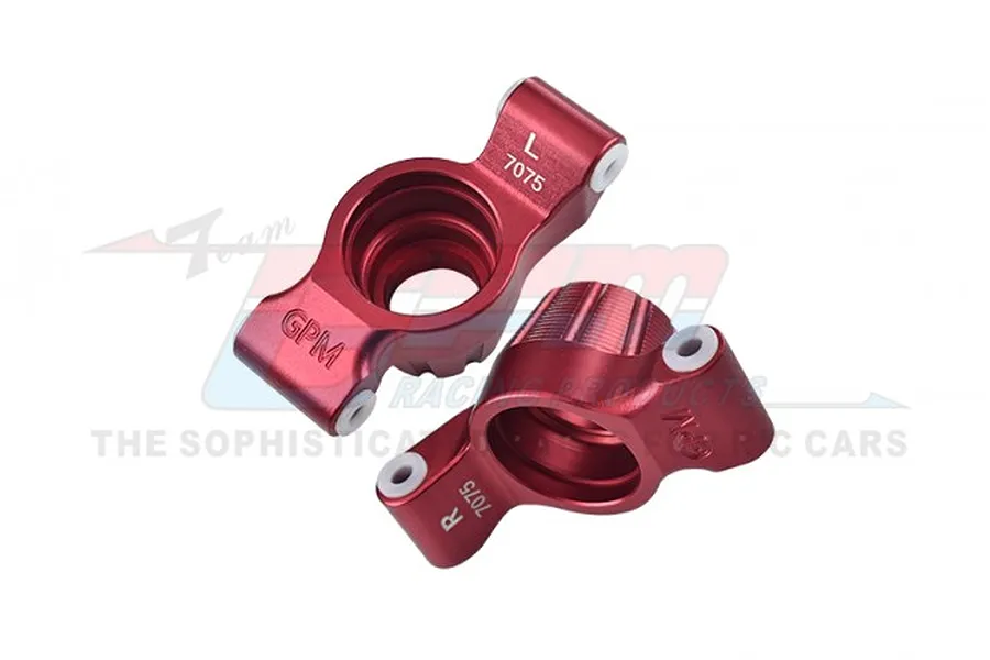 GPM Red Aluminium Rear Hubs 2Pcs image 81574