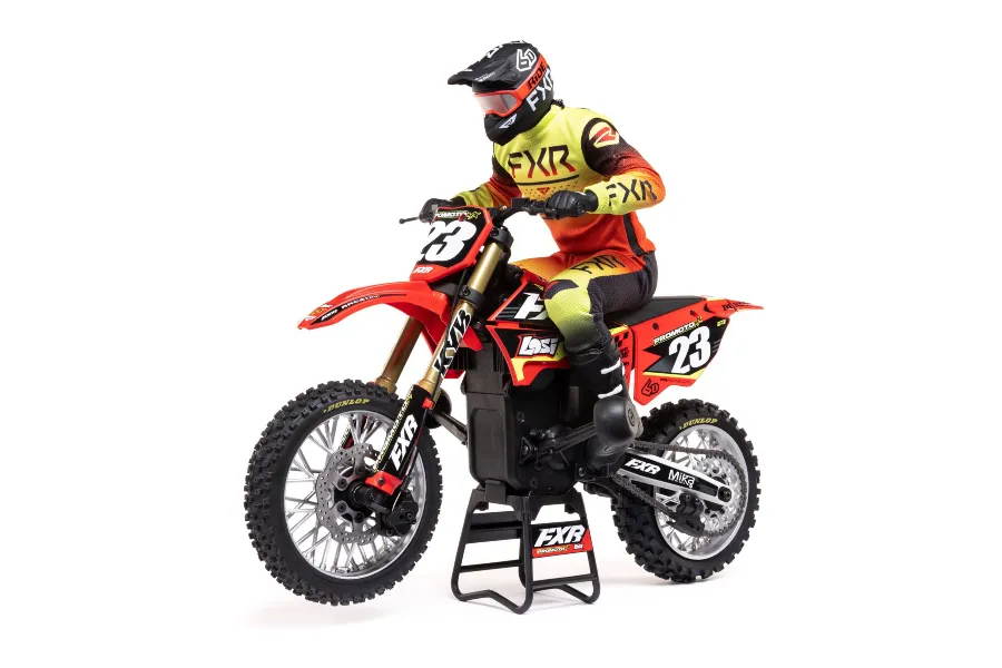 Losi 1/4 Promoto-MX Electric RTR RC Motorcycle - FXR image 81624
