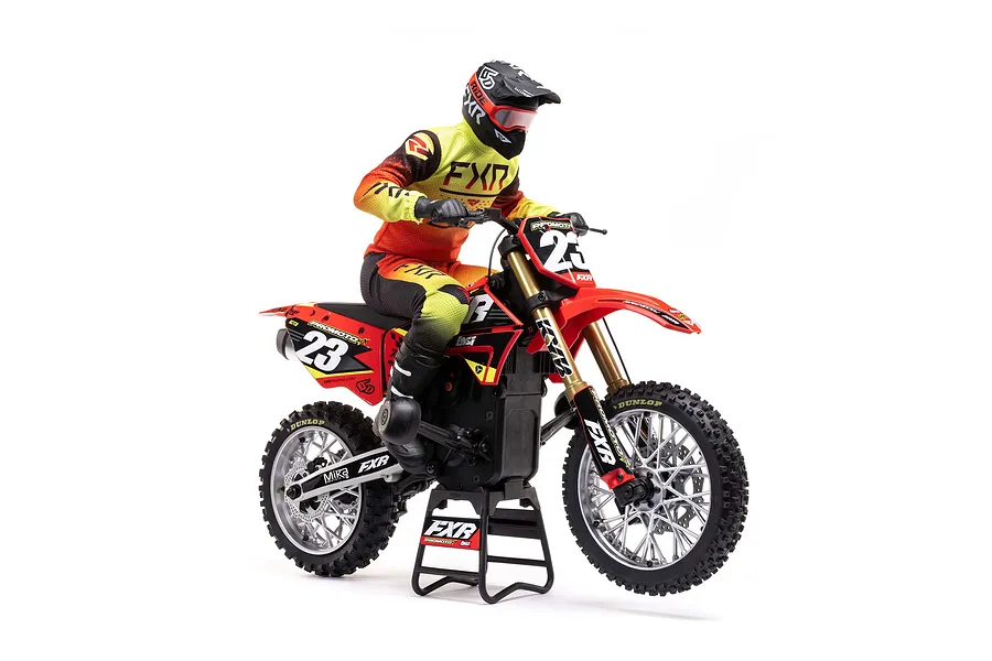Losi 1/4 Promoto-MX Electric RTR RC Motorcycle - FXR image 81626