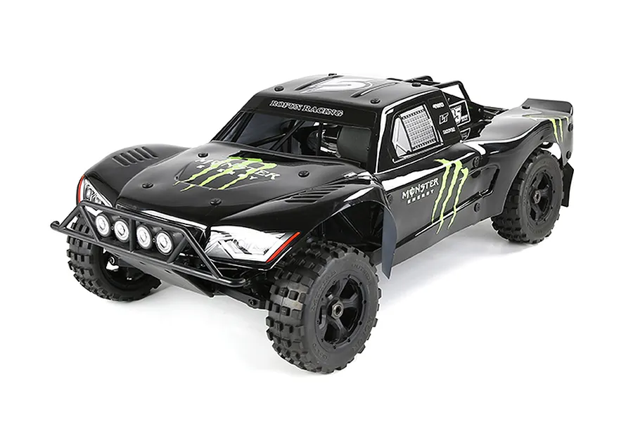 Rovan 1/5 Short Course Body Shell w/ Roll Cage Set - Black image 13