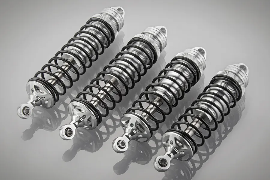 Rovan Silver Aluminium Adjustable Front &amp;amp; Rear Shocks 4Pcs image 81722