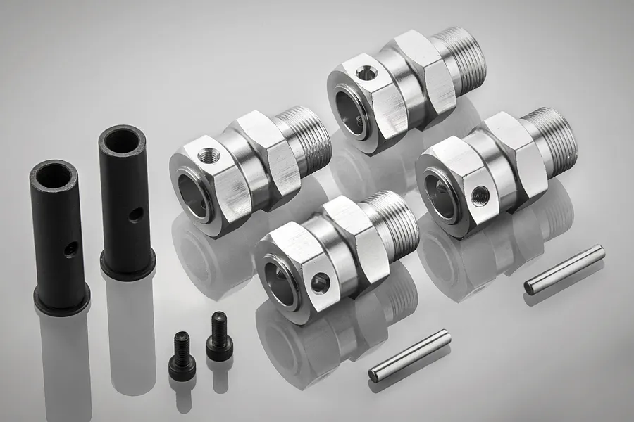 Rovan Silver Aluminium Reinforced Extended Shaft Kit image 81728