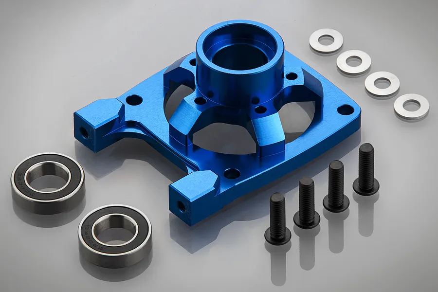 Rovan Blue Aluminium High Flow Clutch Bell Brace image 81731