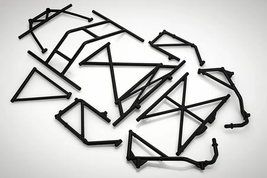 Rovan 1/5 Short Course Body Shell w/ Roll Cage Set - Red image 81738