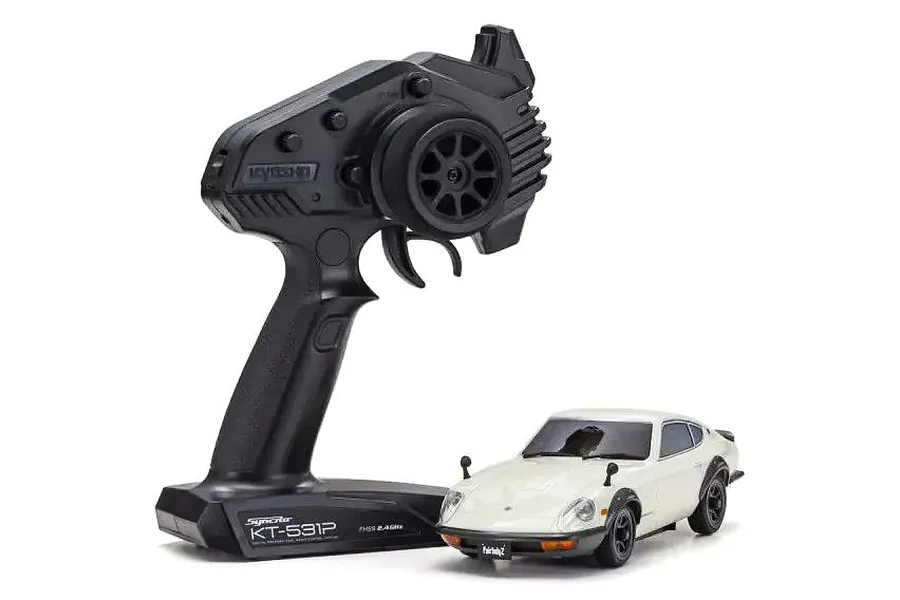 Kyosho Mini-Z Nissan Fairlady 240ZG RC Drift Car Electric AWD RTR - White image 81879