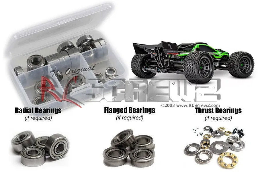 RC ScrewZ Complete Metal Shielded Bearing Kit image 81891