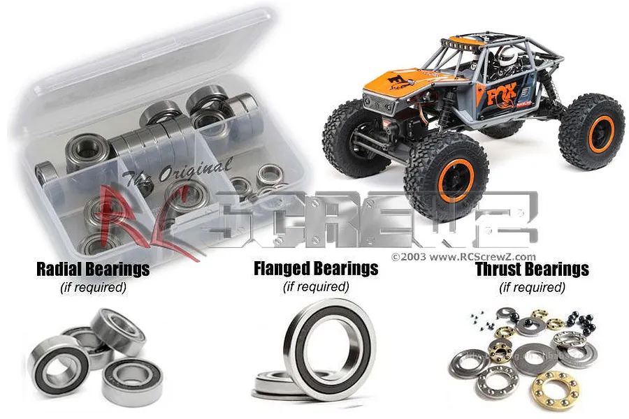 RC ScrewZ Complete Rubber Shielded Bearing Kit image 81903