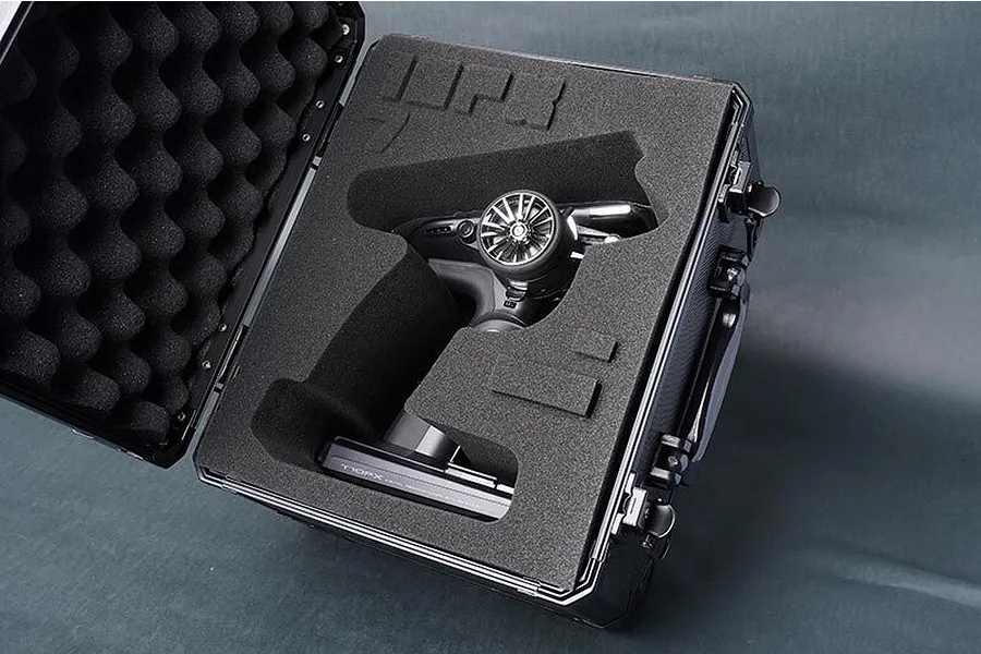 Koswork Mini V2 Aluminium Carry Case with Futaba 10PX/4PM/7PX/7PXR Foam - Black image 81995