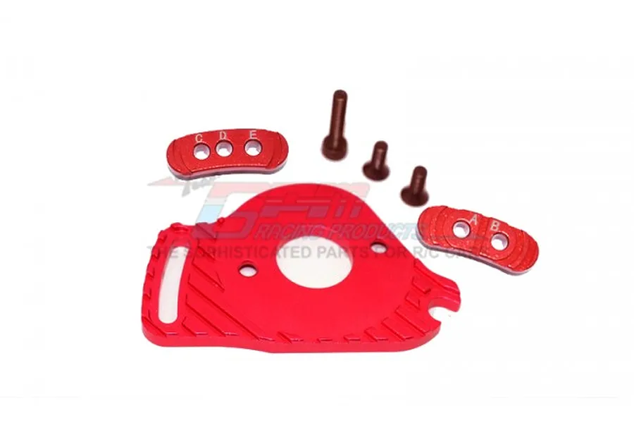 GPM Red Aluminium Fixed Gear Adapter/Motor Heatsink Mount image 82218