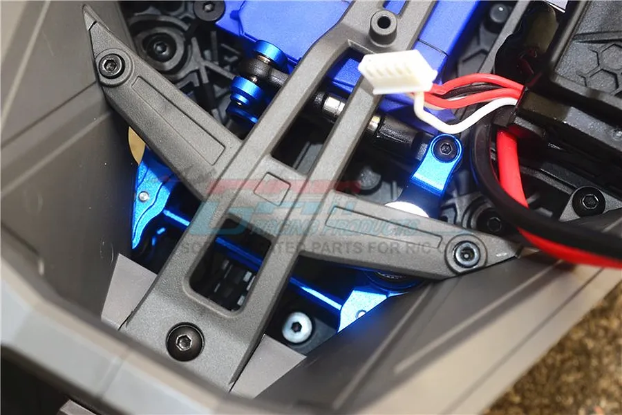 GPM Orange Aluminium Steering Bell Crank/Drag Link Assembly image 82224