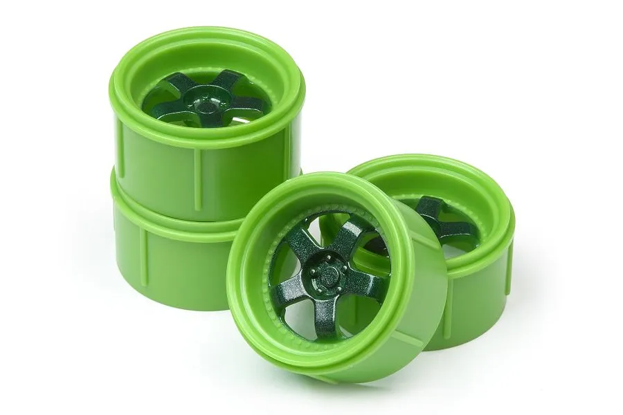 HPI 1.2&amp;quot; Micro RS4 Work Meister S1 Green Rims 2Pcs image 8225