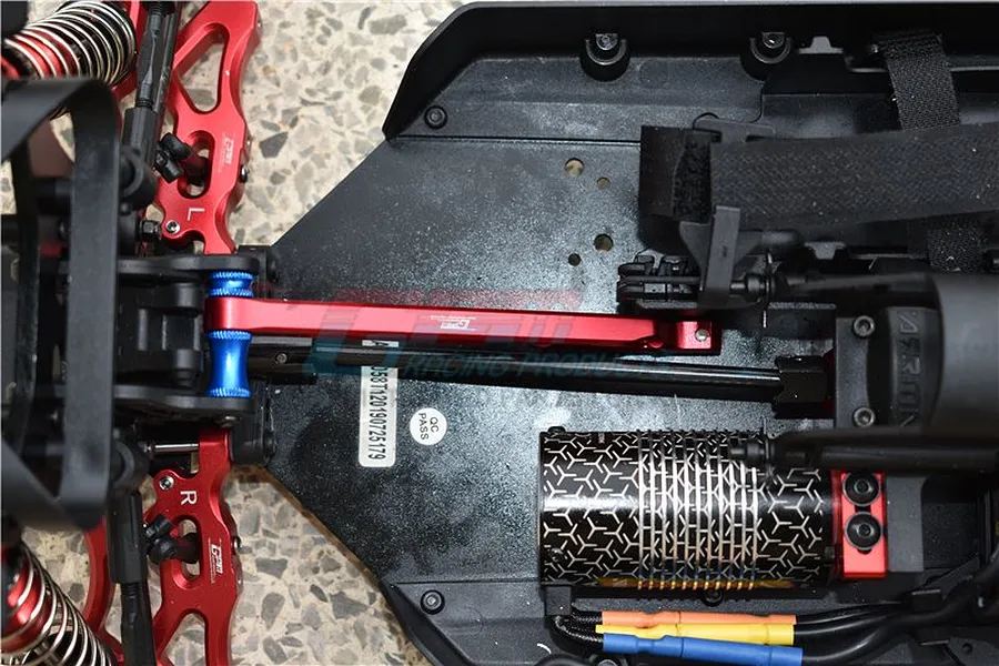 GPM Orange Aluminium Rear Chassis Brace image 3