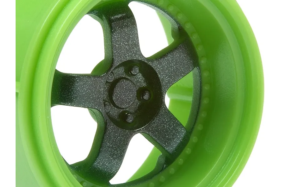 HPI 1.2&amp;quot; Micro RS4 Work Meister S1 Green Rims 2Pcs image 8226