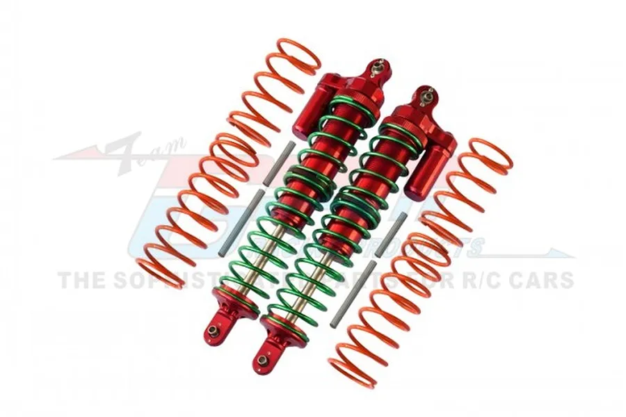 GPM Red Aluminium Adjustable Piggyback Shocks 2Pcs image 82253
