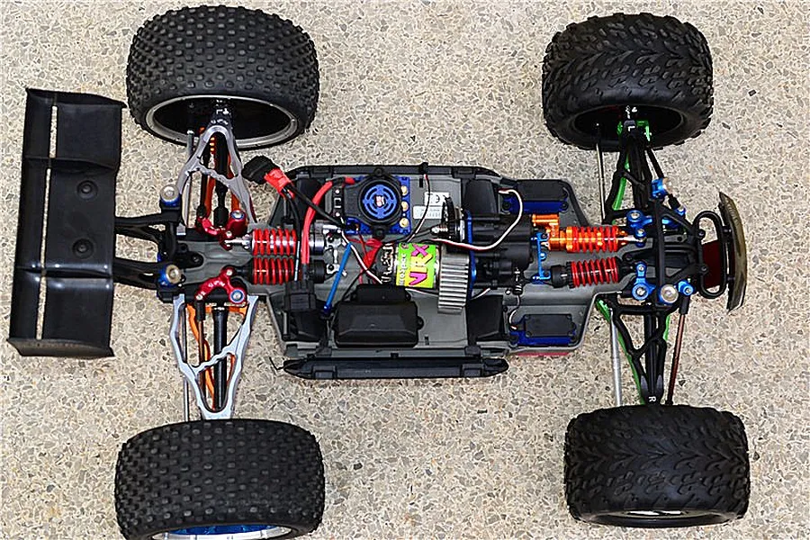 GPM Blue Aluminium Complete Suspension Arm Set image 5