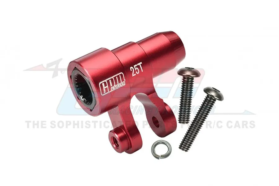 GPM Red Aluminium 25T Servo Horn image 82295