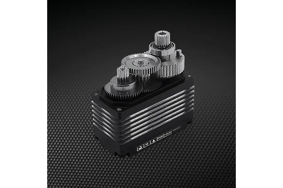 Power HD Black Aluminium GTS-7 Standard 70kg 8.4V HV Brushless Metal Geared Servo image 82314