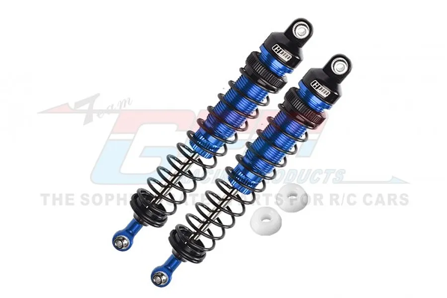 GPM Blue Aluminium 122mm Rear Adjustable Shocks 2Pcs image 1
