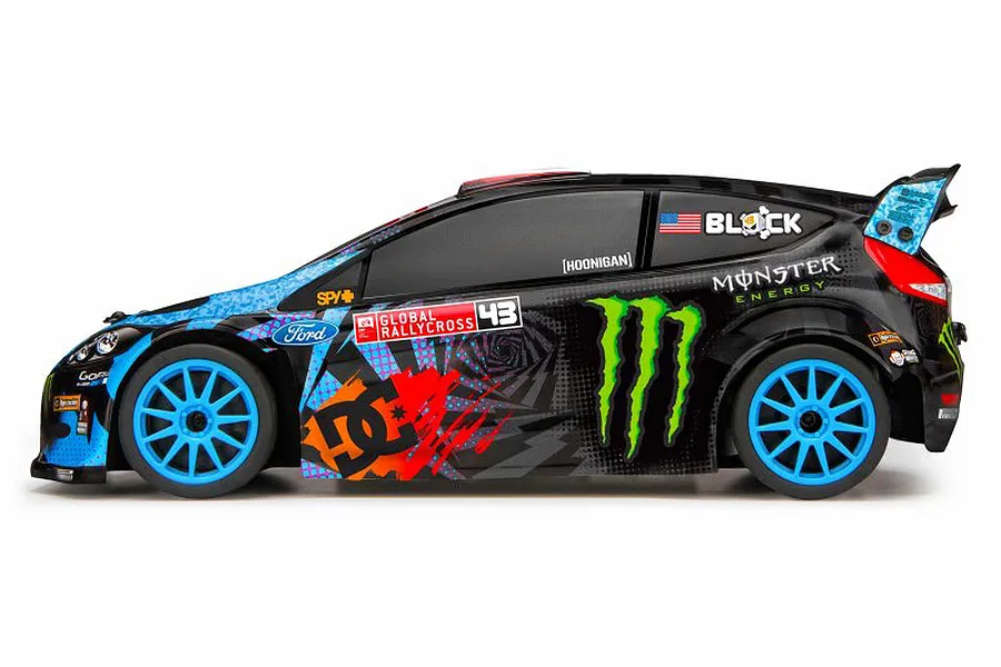 HPI 1/18 Micro RS4 2013 Ford Fiesta Ken Block Painted Body Shell image 8238