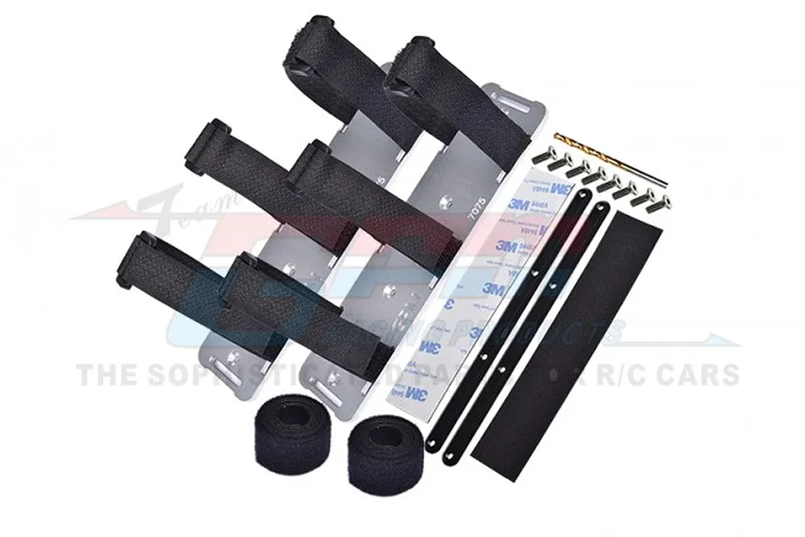 GPM Silver Aluminium Battery Hold-Down Set image 82379