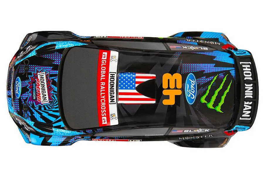 HPI 1/18 Micro RS4 2013 Ford Fiesta Ken Block Painted Body Shell image 8239